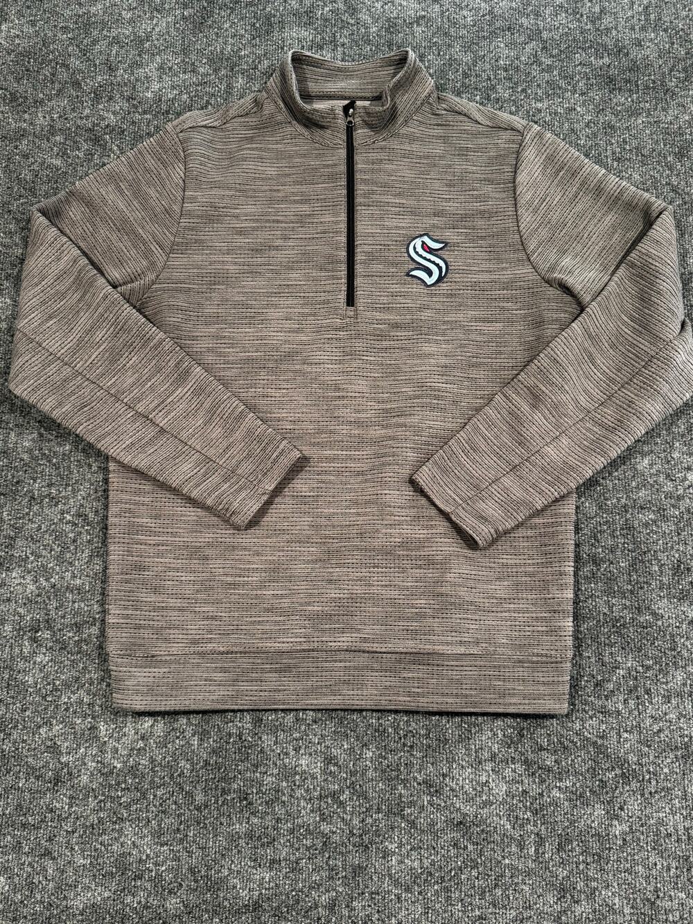 Seattle Kraken NHL1/4 zip pull over -Antigua
